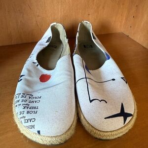 *SOLD*Leather Camper Espadrilles